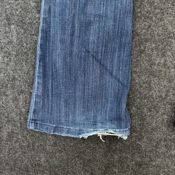 KanCan Celestine Jeans Womens 13/30 Blue Medium Wash Stretch Bootcut Flare Denim - Picture 5 of 13